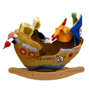 Rockabye Ahoy Doggie Pirate Ship Rocker